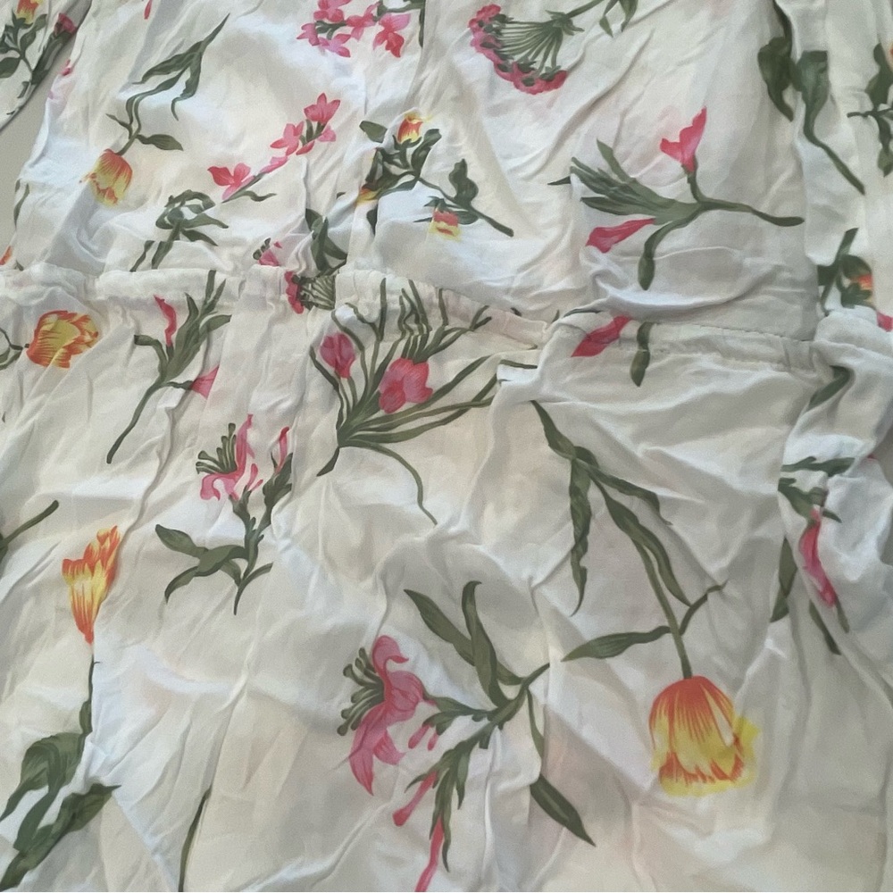 Worn ONCE! Piyama Floral Romper w Elastic Waistband - Picture 11 of 11